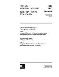 IEC 60432-1:1999