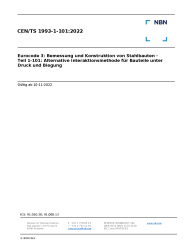 CEN/TS 1993-1-101:2022