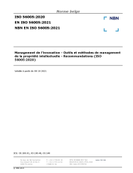 NBN EN ISO 56005:2021