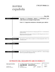 UNE-EN 50363-2-1:2006 (R2019)