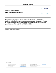 NBN ISO 13061-8:2023