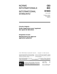 IEC 61943:1999