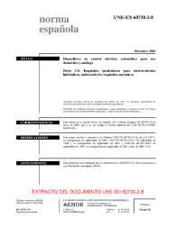 UNE-EN 60730-2-8:2003