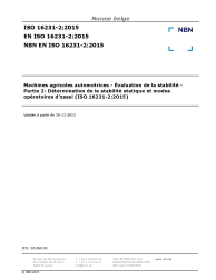NBN EN ISO 16231-2:2015