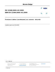 NBN EN 12348+A1:2009
