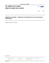 NBN EN 16603-20-21:2020