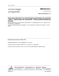 NBN EN 933-1:2012