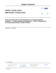 NBN ISO/IEC 21558-3:2023