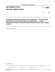 NBN ISO 18828-3:2021