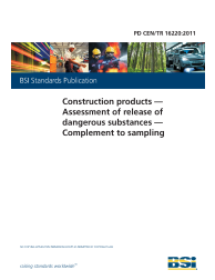 PD CEN/TR 16220:2011