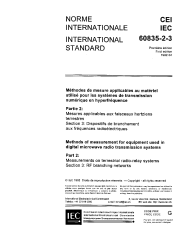 IEC 60835-2-3:1992