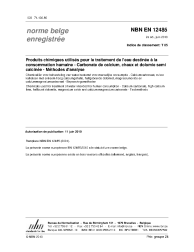 NBN EN 12485:2010