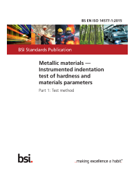 BS EN ISO 14577-1:2015