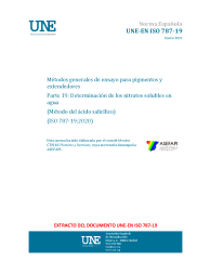 UNE-EN ISO 787-19:2021