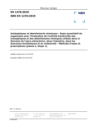 NBN EN 1276:2019