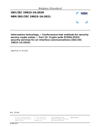 NBN ISO/IEC 19823-16:2021