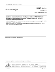 NBN T 42-116:2015