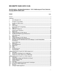 DIN CEN/TR 15449-5*DIN SPEC 18669-5:2015-12