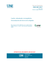 UNE-ISO 1817:2018