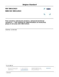 NBN ISO 5803:2023