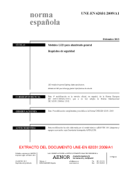 UNE-EN 62031:2009/A1:2013