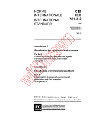 IEC 60721-3-2:1985/AMD2:1993