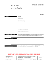 UNE-EN ISO 19952:2005 (R2009)