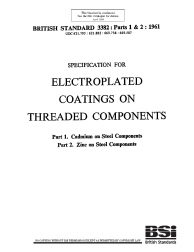 BS 3382:Parts 1 and 2:1961