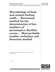 BS EN ISO 21871:2006