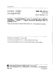 NBN EN 1011-1:1998