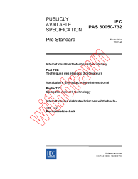 IEC PAS 60050-732:2007