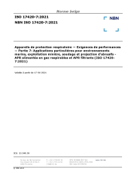 NBN ISO 17420-7:2021