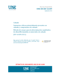 UNE-EN ISO 16189:2022