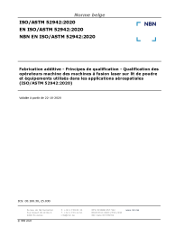 NBN EN ISO/ASTM 52942:2020
