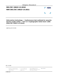 NBN ISO/IEC 19823-13:2021