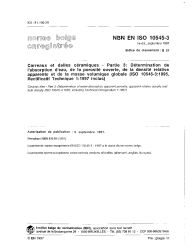 NBN EN ISO 10545-3:1997