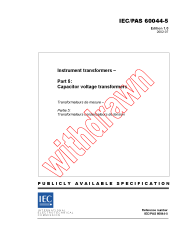 IEC PAS 60044-5:2002