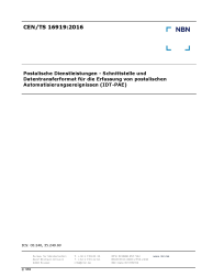 CEN/TS 16919:2016