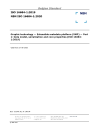 NBN ISO 16684-1:2020