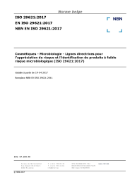 NBN EN ISO 29621:2017