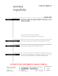 UNE-EN 13636:2006 V2 (R2018)