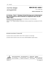 NBN EN ISO 16000-7:2007