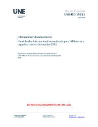 UNE-ISO 15511:2024