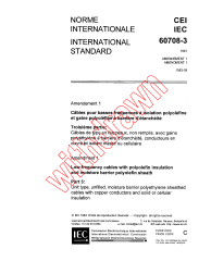 IEC 60708-3:1981/AMD1:1983