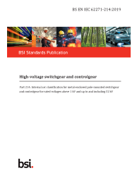 BS EN IEC 62271-214:2019