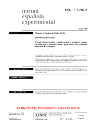 UNE-I-ETS 300219:1999