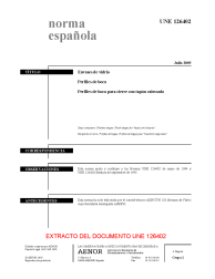 UNE 126402:2005 (R2016)