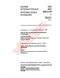 IEC 60335-2-47:1987/AMD1:1990
