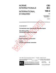 IEC 60169-2:1965/AMD1:1982