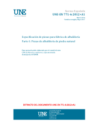 UNE-EN 771-6:2012+A1:2016 (R2022)